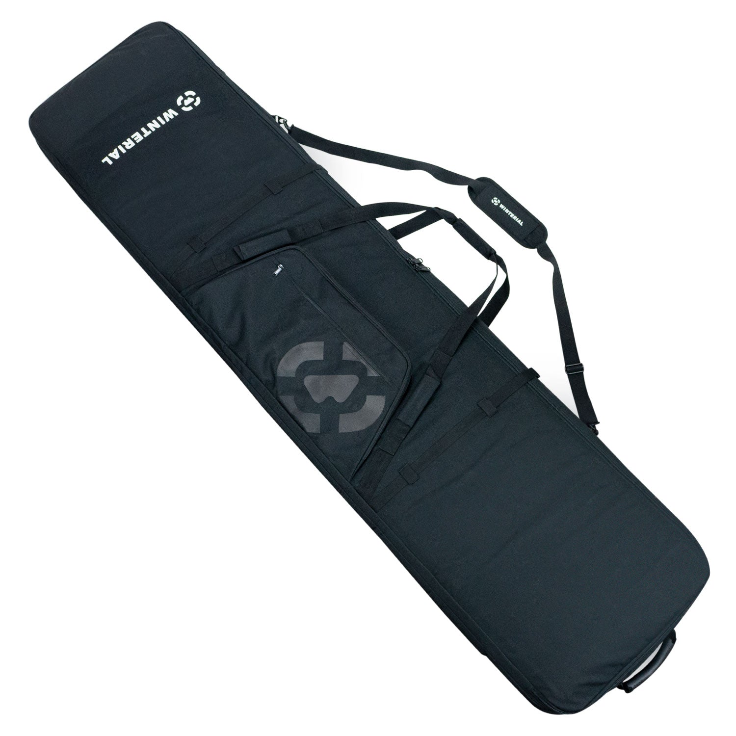 Wheeled protective travel soft ski bag