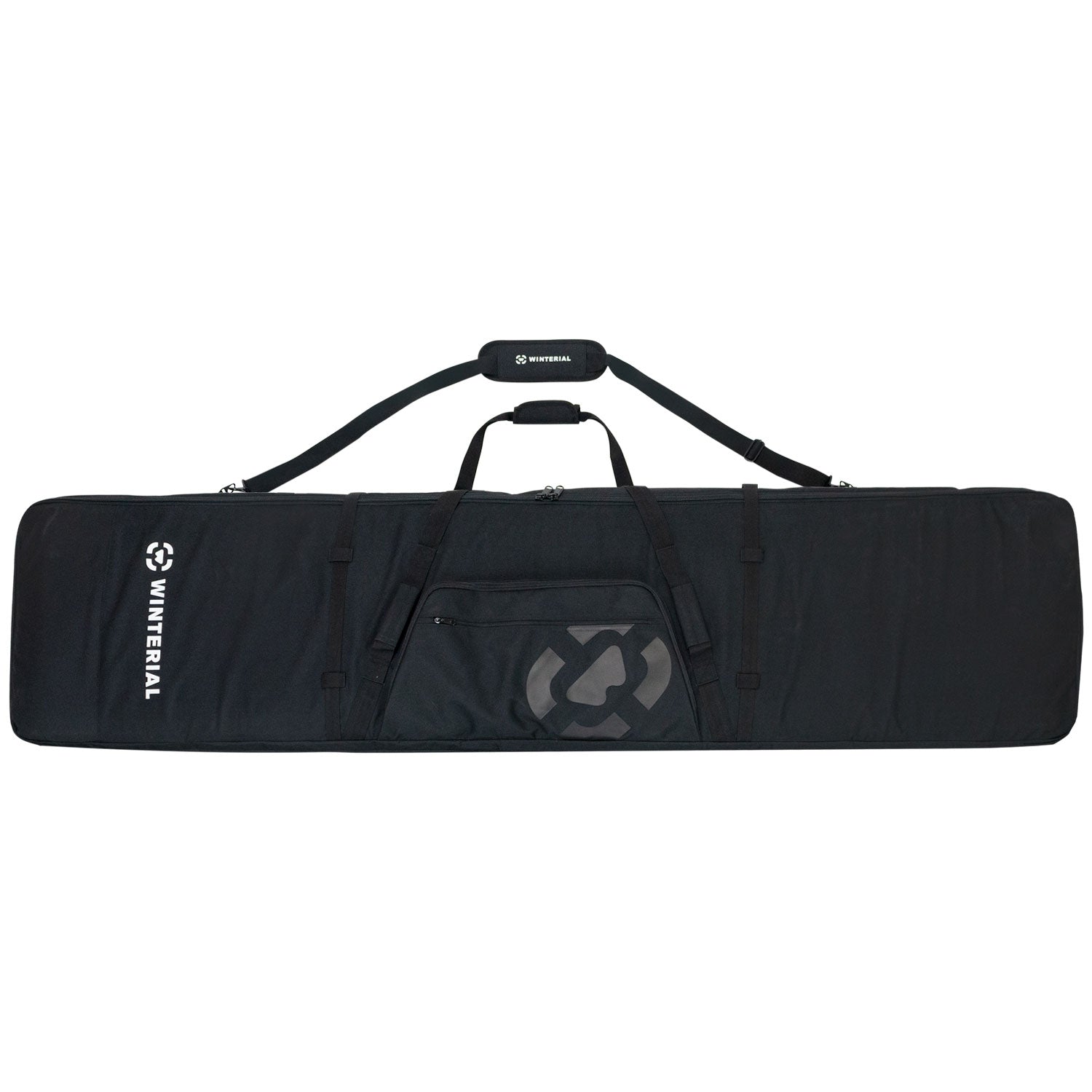Double Ski Storage Bag I Wheeled Ski Travel Bag With 5 Storage Compartments  I Reinforced Double Padding